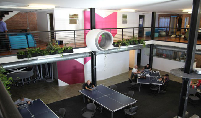 If you thought startups are just revolutionizing the Indian economy by generating new ideas and jobs, you are wrong. Start-ups are not only re-writing the rules of the economic game but also envisioning a new revolution in the way we work by engineering remarkably creative ideas for office spaces.