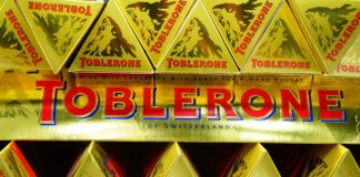 Toblerone Swiss chocolate shrinks in a bid to keep prices low