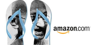 Action against Amazon for selling tricolor doormats, Gandhi flip flops