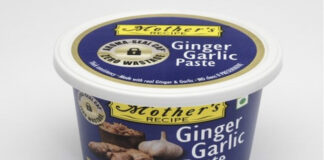 Mother's Recipe introduces Ginger Garlic Paste in tub pack