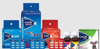 Crocin by GSK distributed by HUL