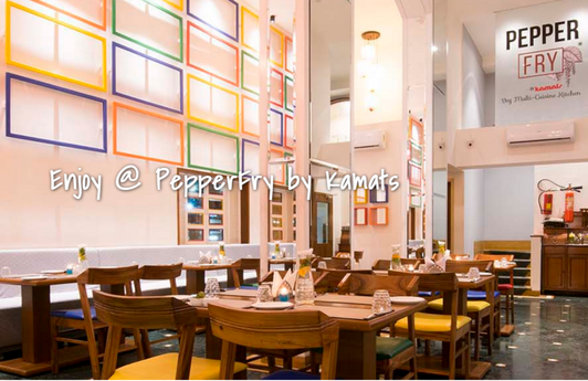 Multi cuisine restaurant Pepper Fry by Kamats opens its first
