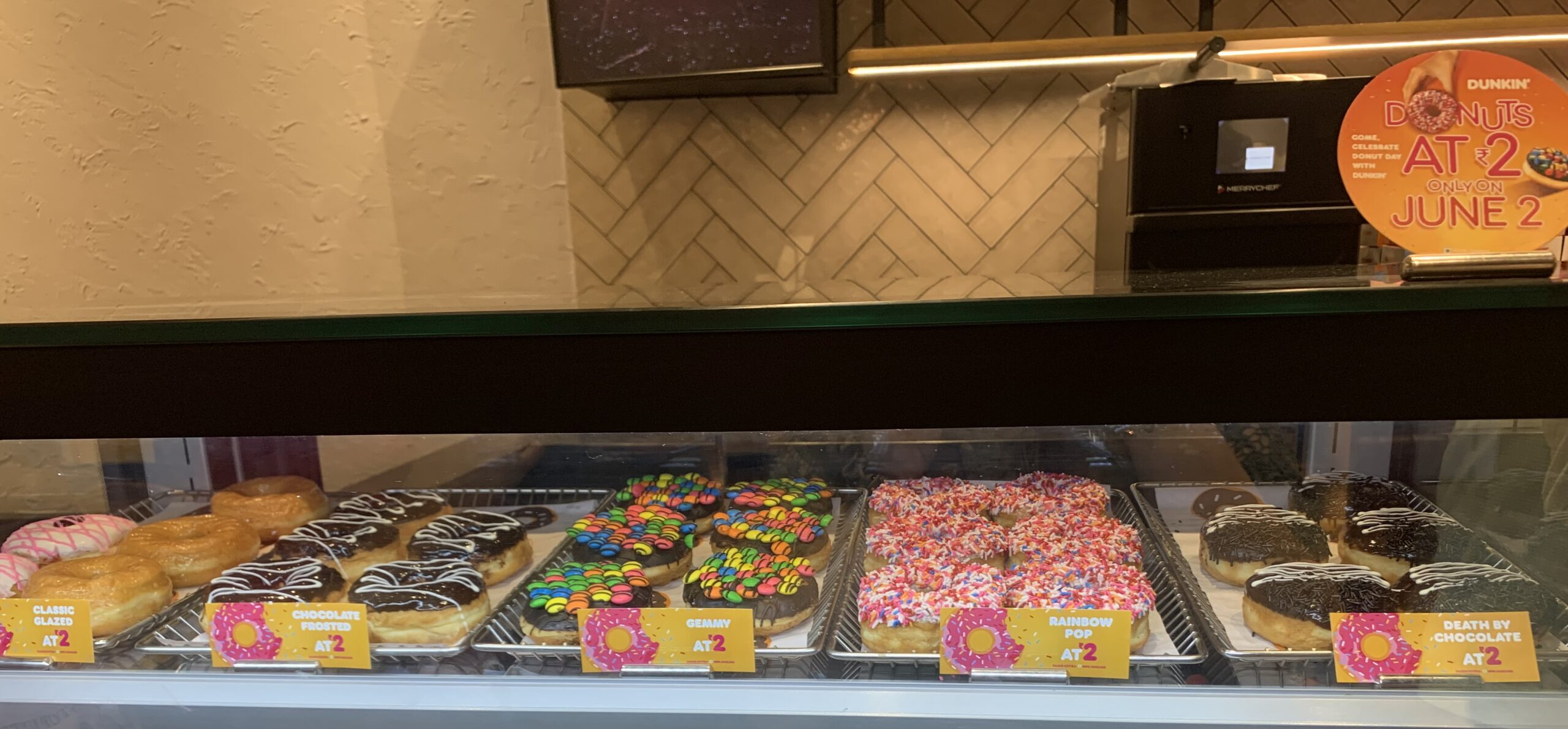 Dunkin’ donuts at Rs 2