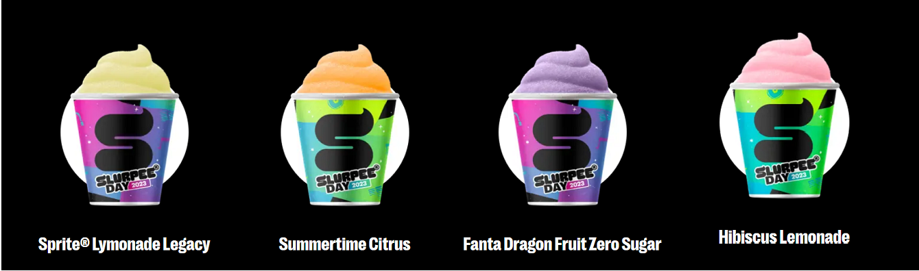 Slurpee Day 2023 exclusive flavours