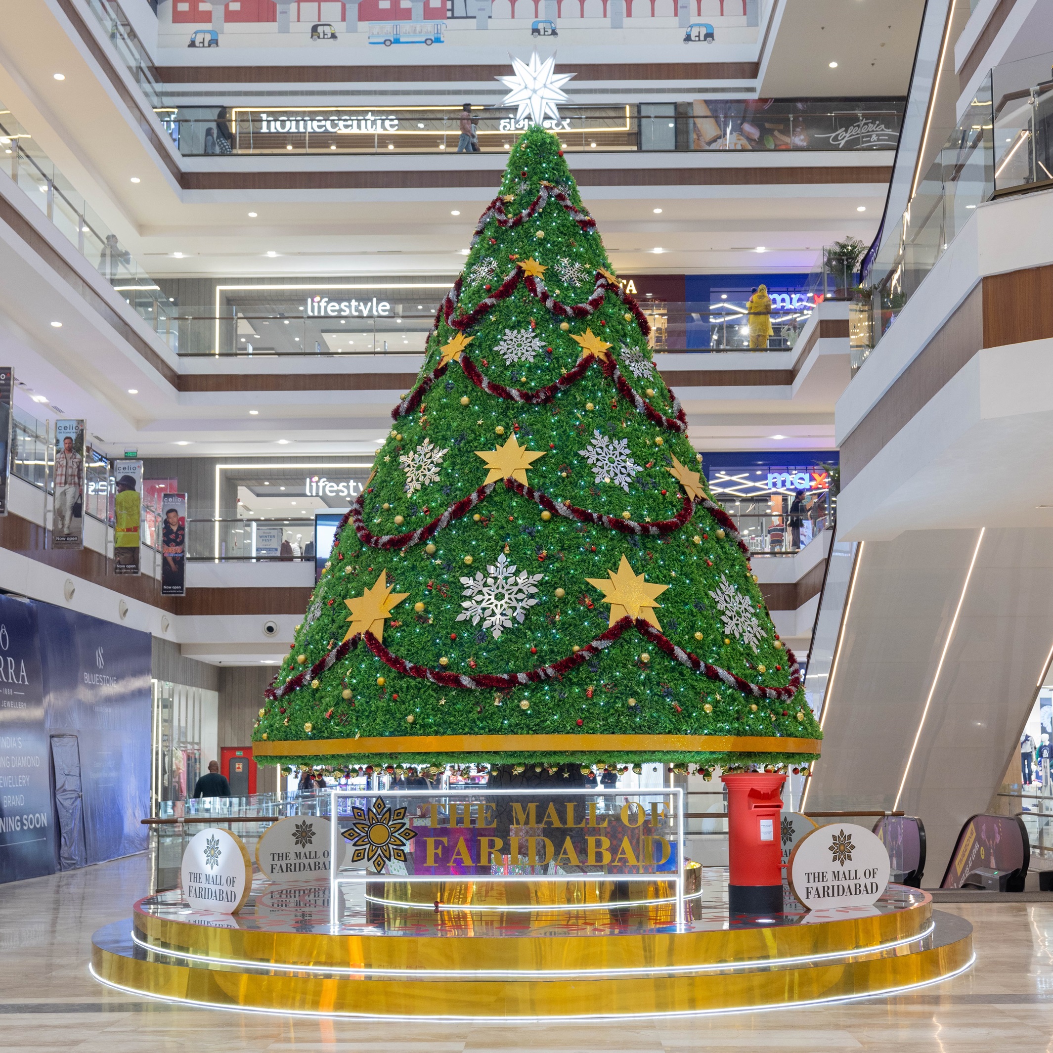 Malls spent top dollars on Christmas decorations