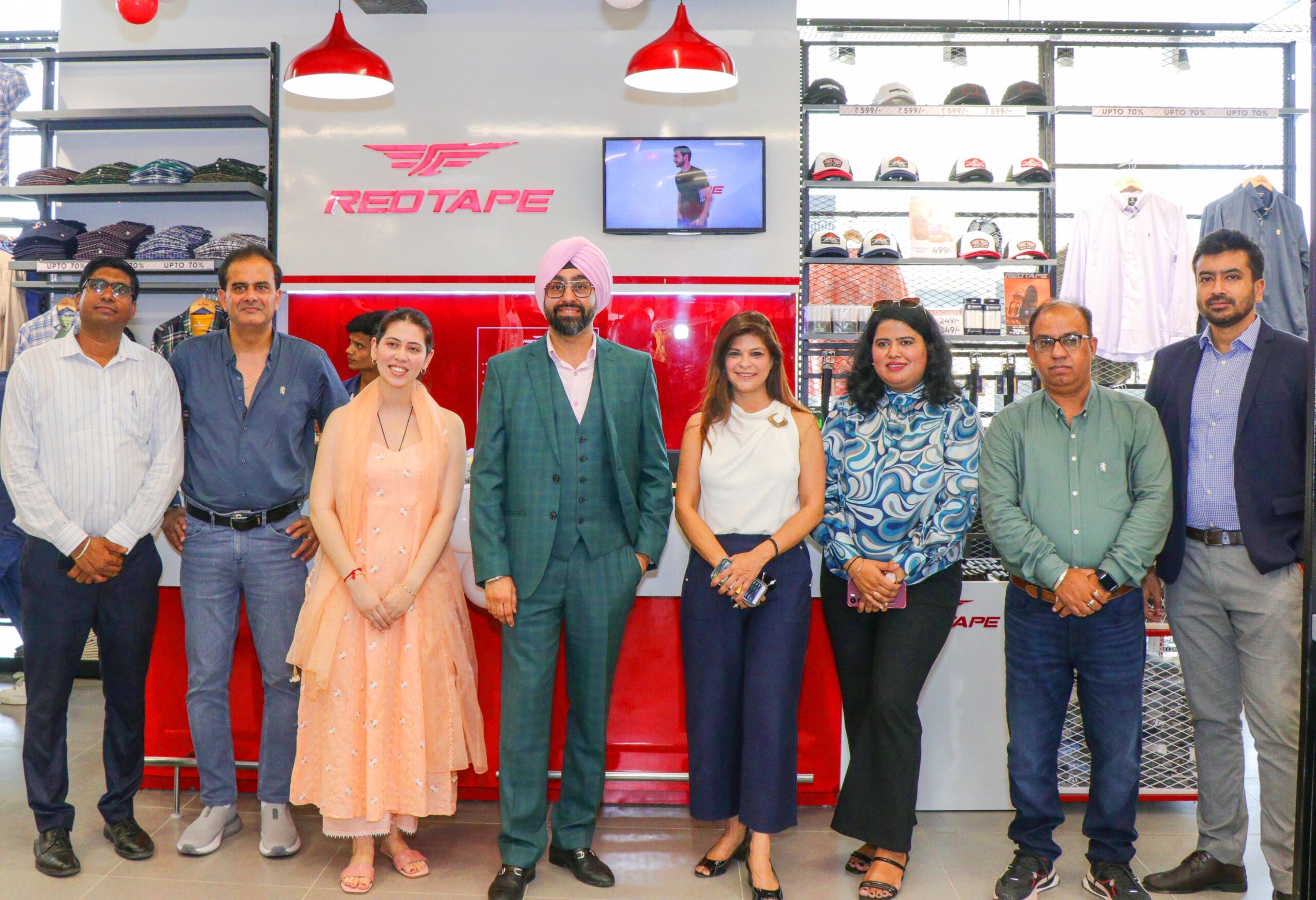 Red tape showroom near hotsell