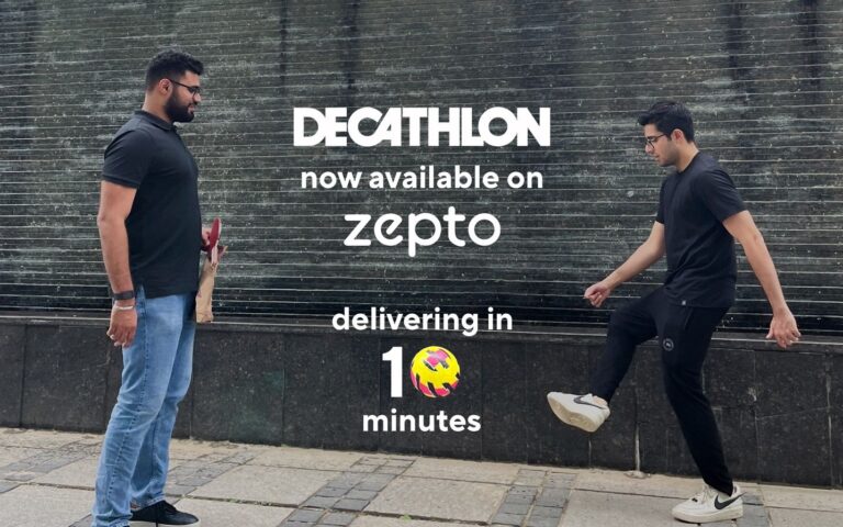 Decathlon now available on Zepto